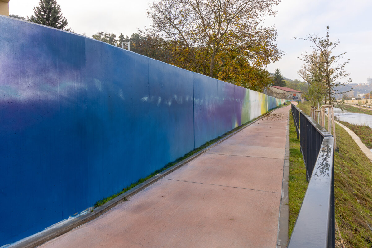 Procházka Táborského nábřežím s Michaelou Mráčkovou